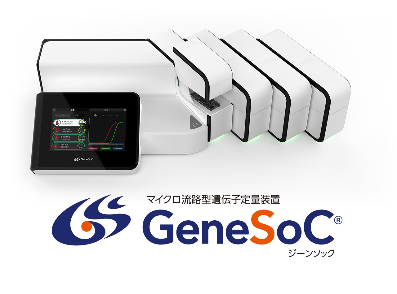 マイクロ流路型遺伝子定量装置 GeneSoC ジーンソック